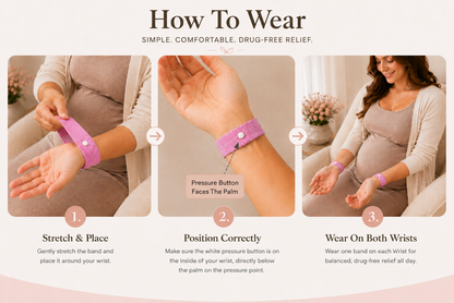Calmellow® Pregnancy Relief Wrist Bands