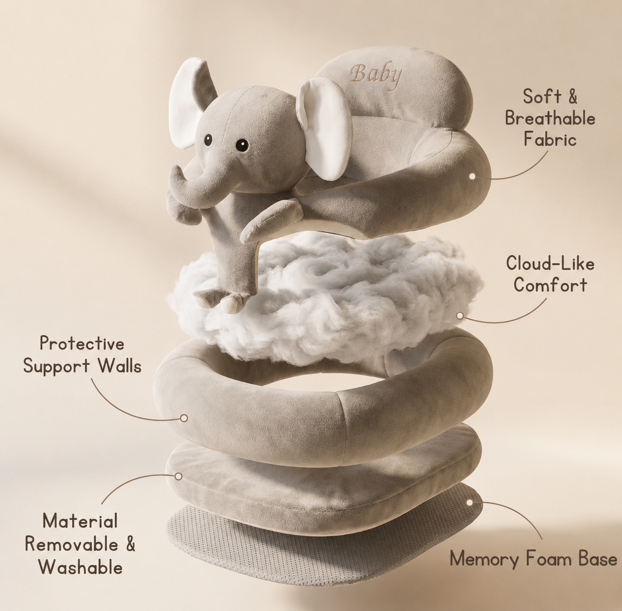 Calmellow® Baby Support Seat